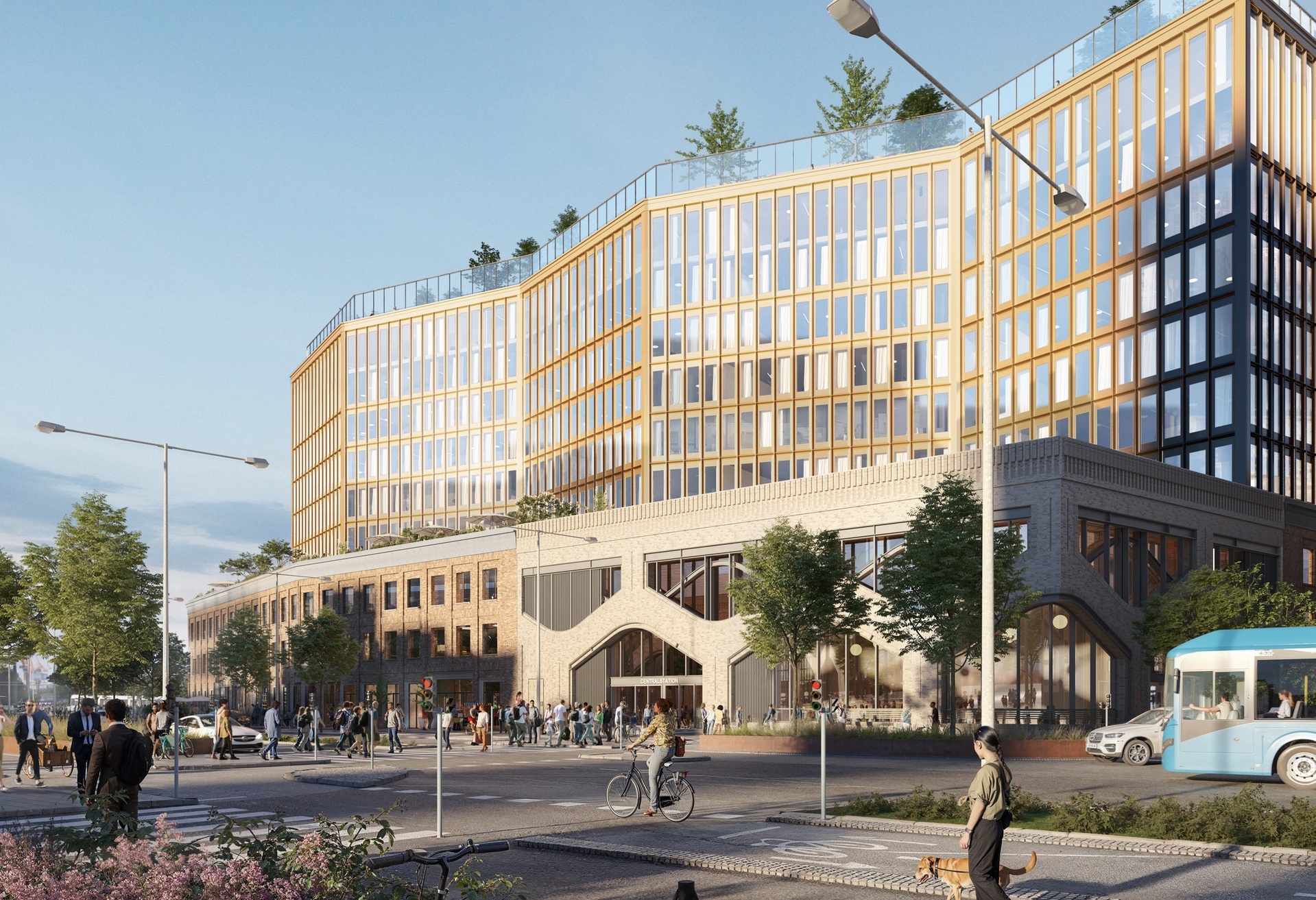 Noon. Kontorshus i Centralenområdet, Göteborg. Arkitekterna Krook & Tjäder i samarbete med Johan Hammarin och Castellum