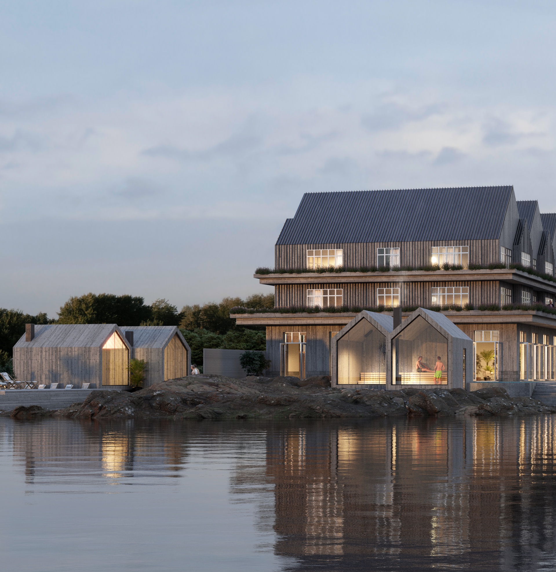 Havshotell Långesand bastubodar