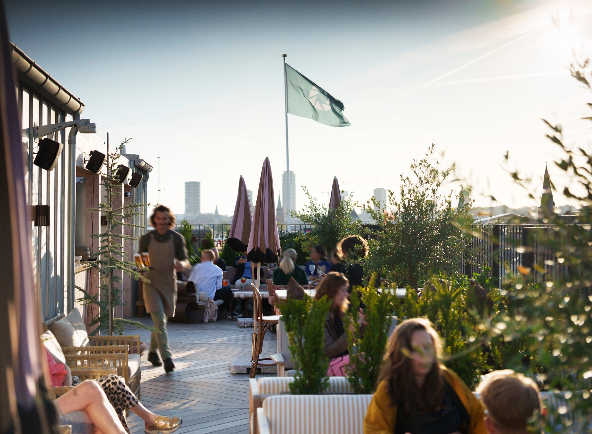 Takbar på Hotell Grand Joanne, Köpenhamn