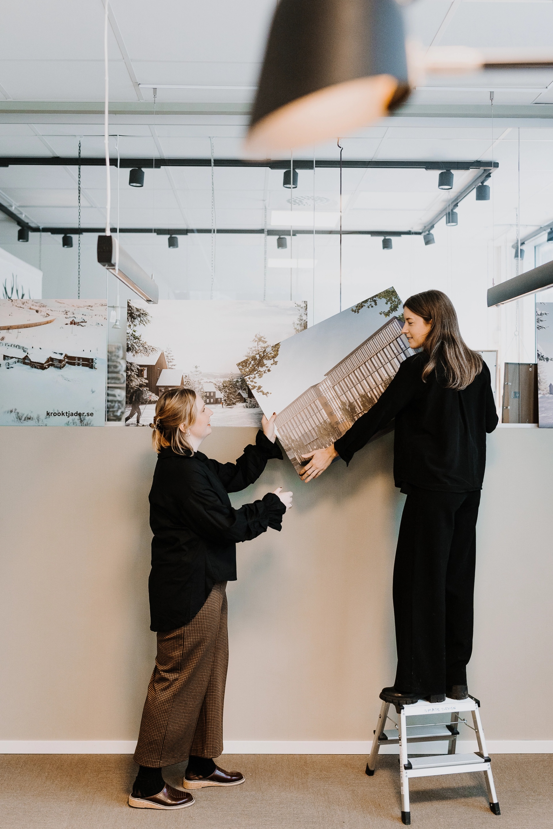 Kollegor på Krook & Tjäders arkitektkontor i Östersund