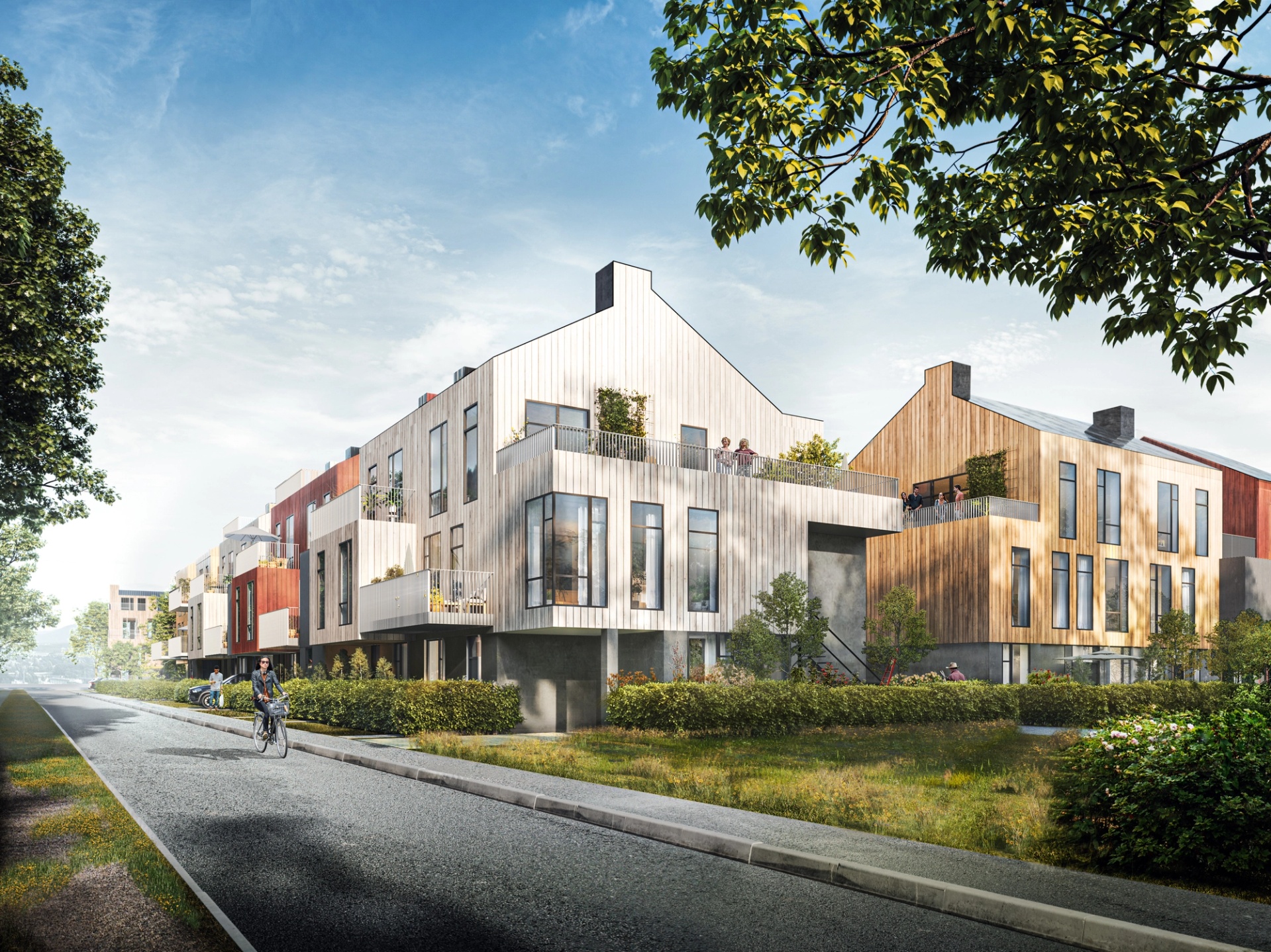 Kvarteret Ankan Högasten i Helsingborg, visualisering