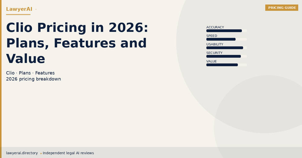Clio Pricing in 2026: Plans, Features and Value
