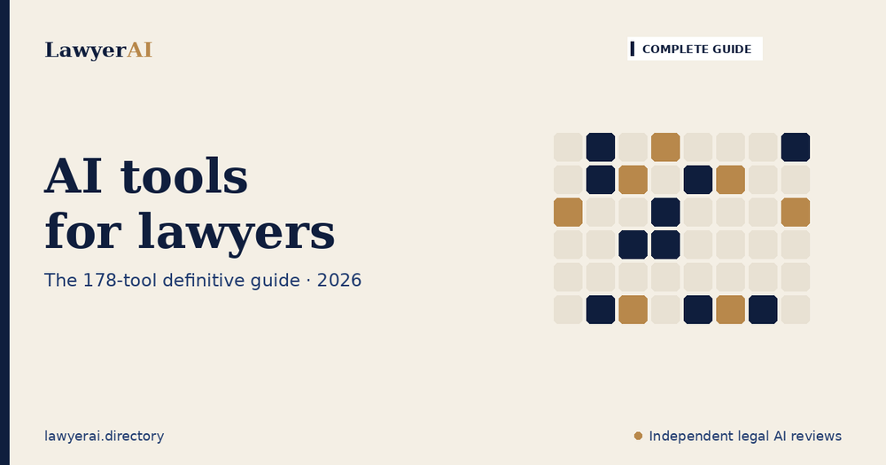 The Complete Guide to AI Tools for Lawyers in 2026