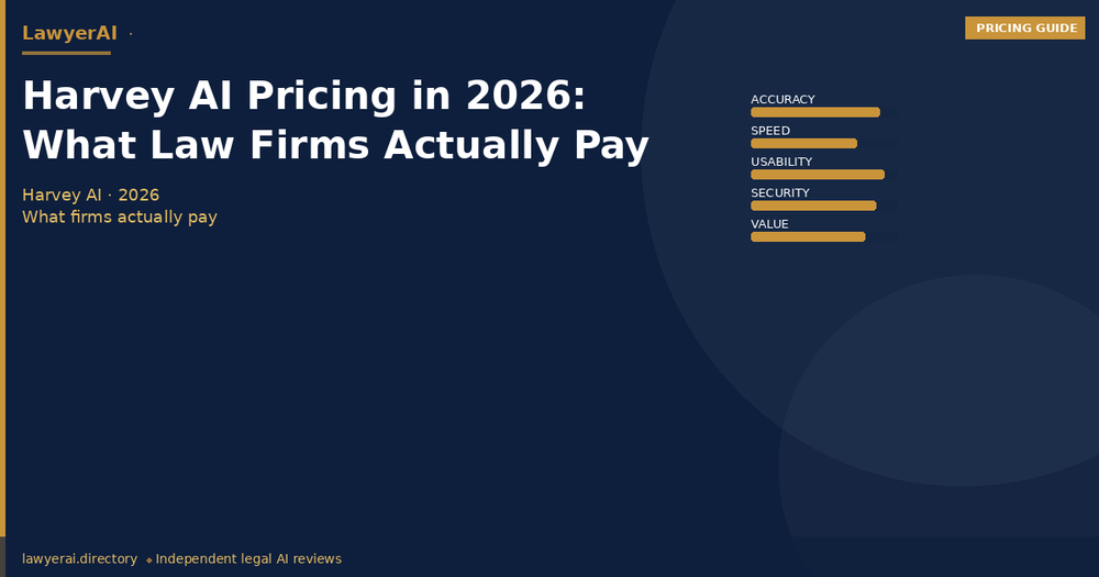 Harvey AI Pricing in 2026: What Law Firms Actually Pay