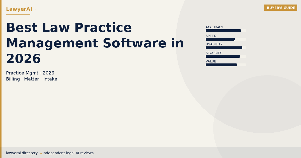 Best Law Practice Management Software in 2026 Best Law Practice Management Software in 2026