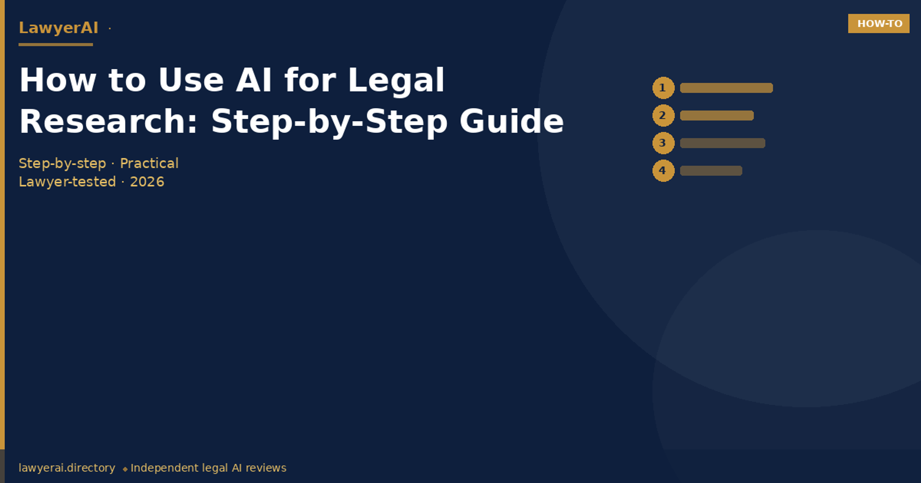 How to Use AI for Legal Research: Step-by-Step Guide