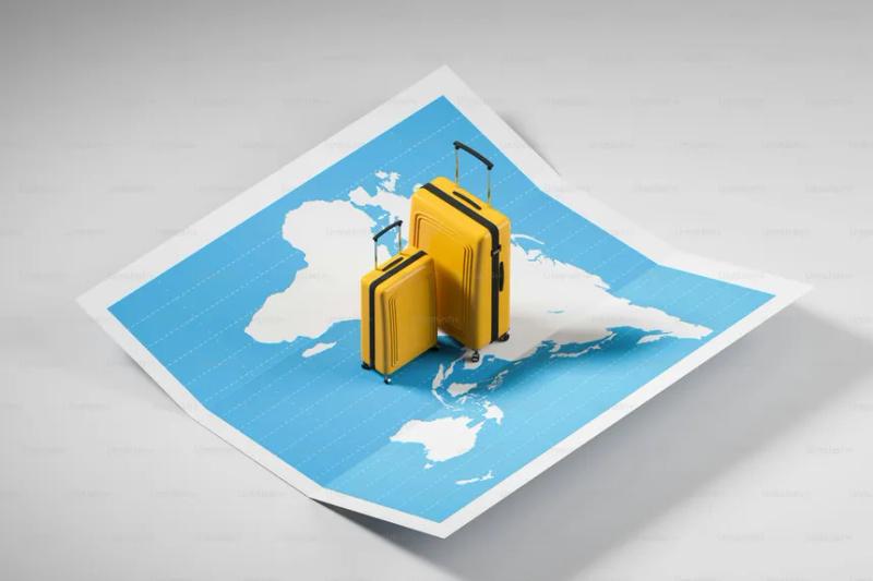 Team member planning trips on a laptop