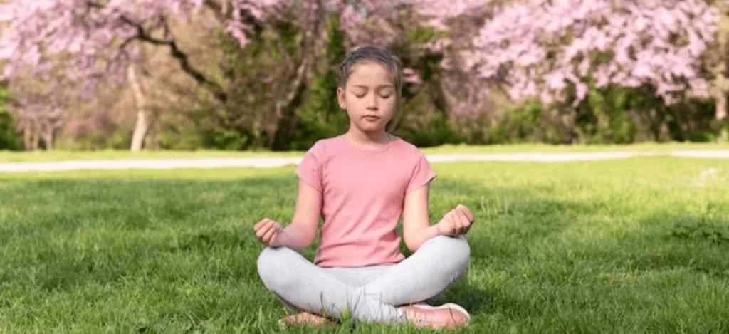 Mediter avec un enfant