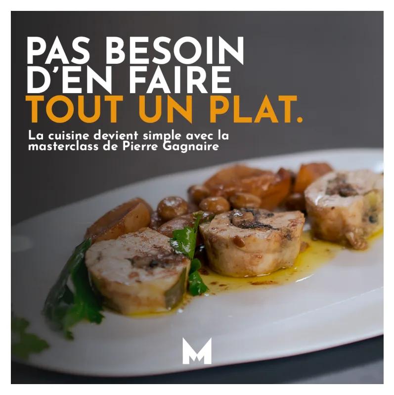 Masterclass de cuisine de Pierre Gagnaire