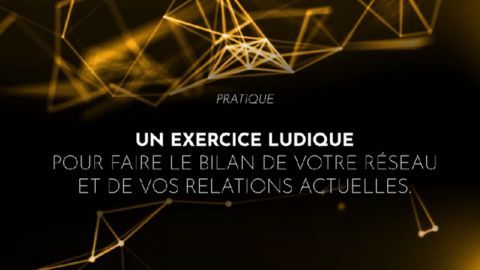 Un exercice ludique pour faire le bilan de votre réseau et de vos relations actuelles.