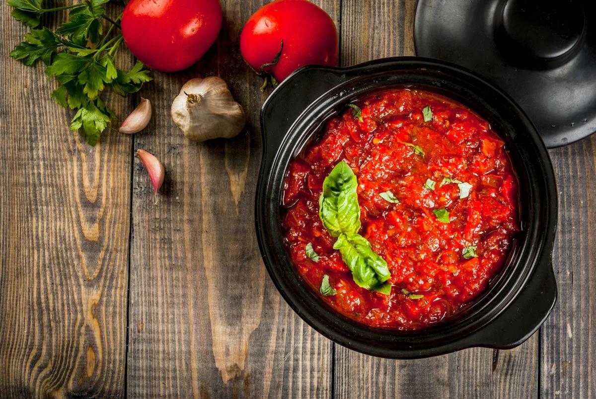 La sauce marinara et la sauce tomate