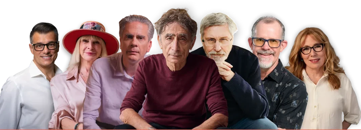 Gabor Maté, Bessel van der Kolk, Paul Conti, Marisa Peer, Frank Anderson, Tim Fletcher, Anna Runkle