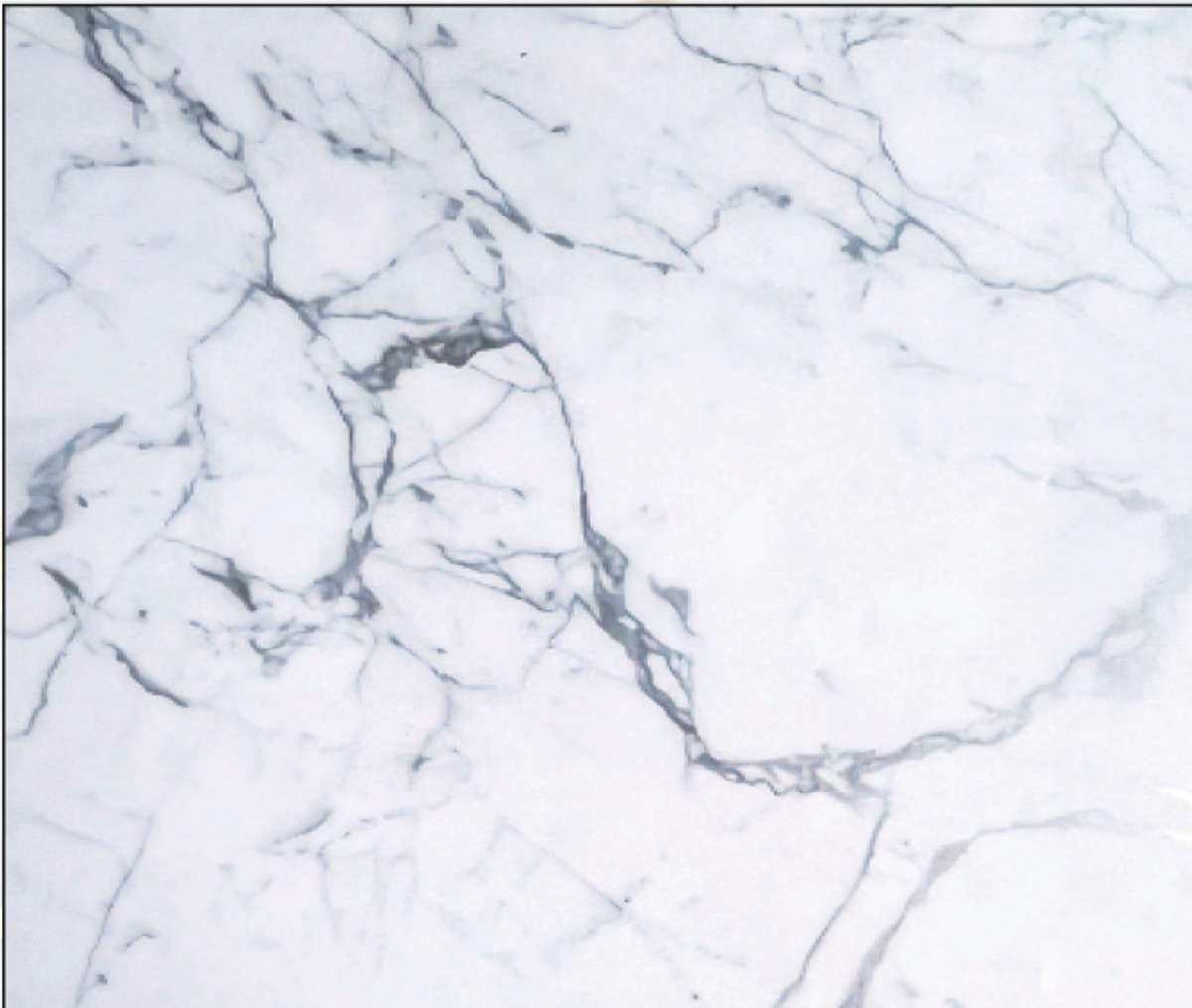 PVC Mermer Paneli 470 (Beyaz Zemin, Gri Damarlı) - 1220 x 2440 x 2,7 mm