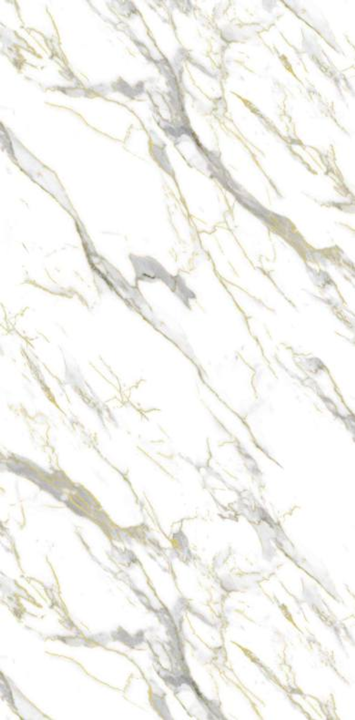 PVC Mermer Folyo KBJ1-3082-1 (Beyaz Zemin, Gri-Altın Damarlı) - 1220 x 2440 x 2,7 mm