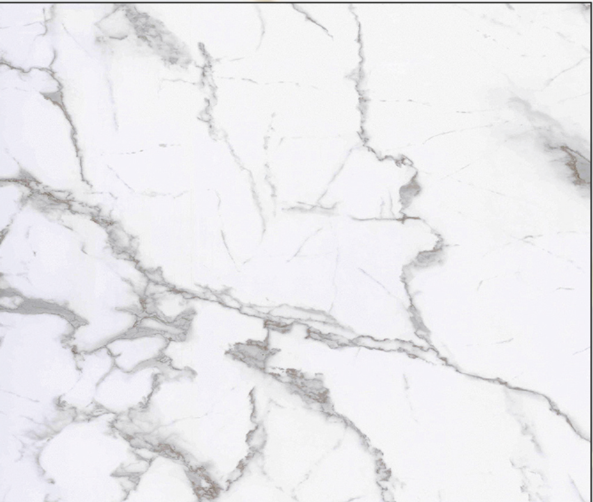 PVC Mermer Paneli 246 (Beyaz Zemin, Gri Damarlı) - 1220 x 2440 x 2,7 mm