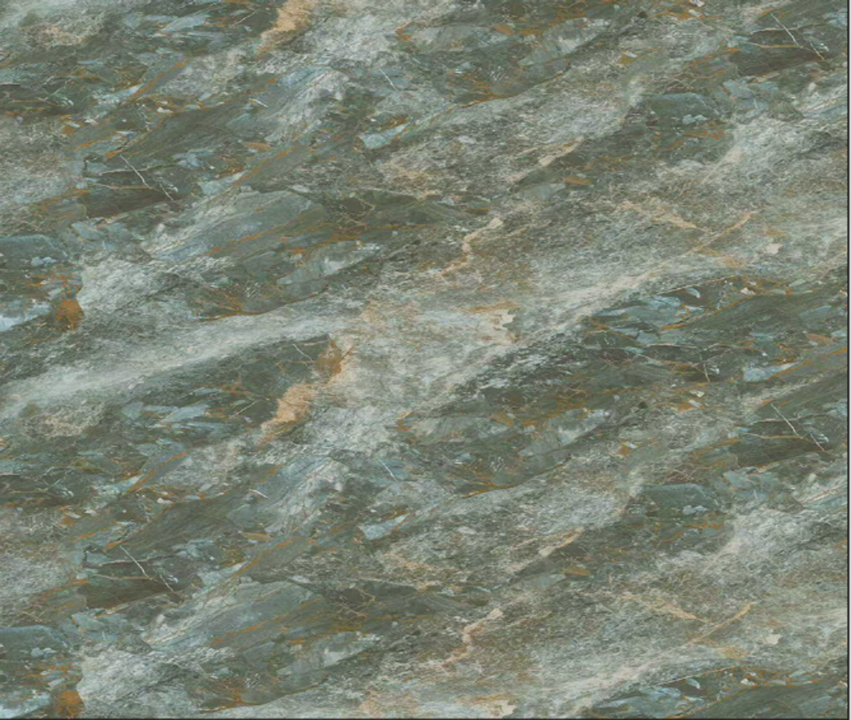 PVC Mermer Paneli 521 (Yeşil Tonlu Zemin) - 1220 x 2440 x 2,7 mm
