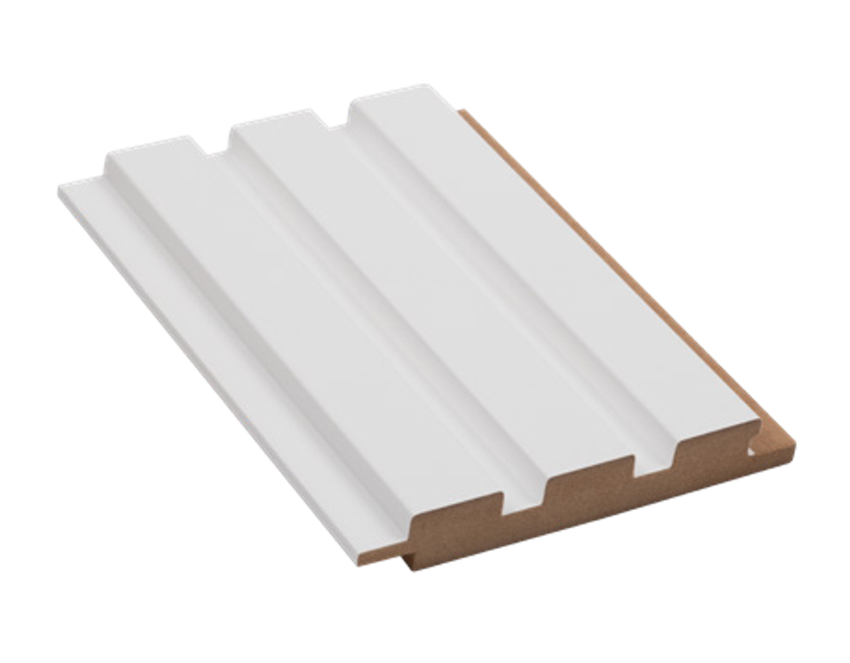 MDF Lambiri 18121 Soft Touch Beyaz - 125 x 2800 x 18 mm