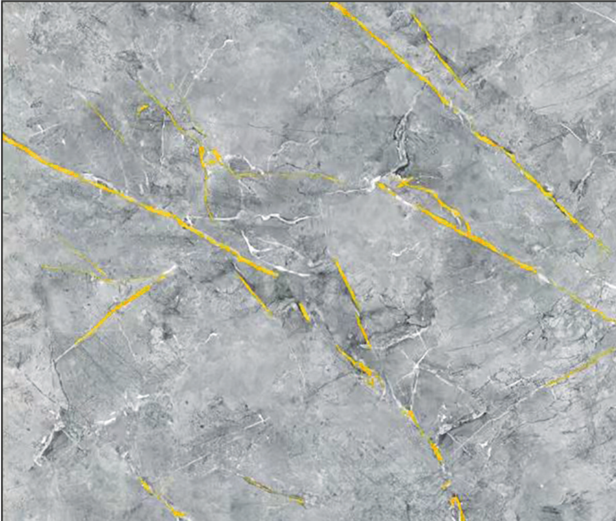 PVC Mermer Paneli 59 (Gri Zemin, Altın Damarlı) - 1220 x 2440 x 2,7 mm