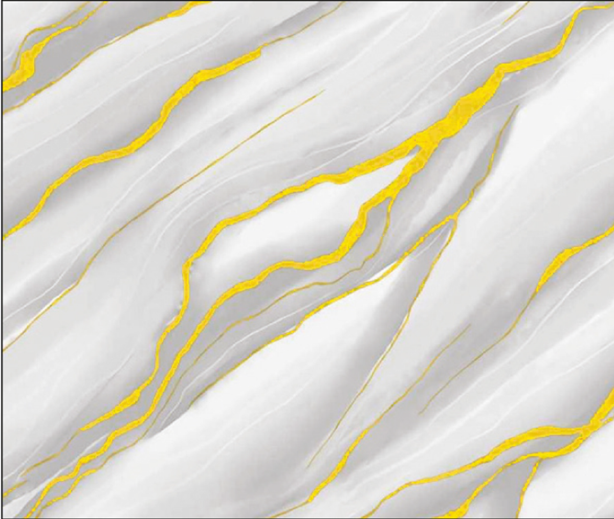 PVC Mermer Paneli 930 (Gri Zemin, Altın Damarlı) - 1220 x 2440 x 2,7 mm