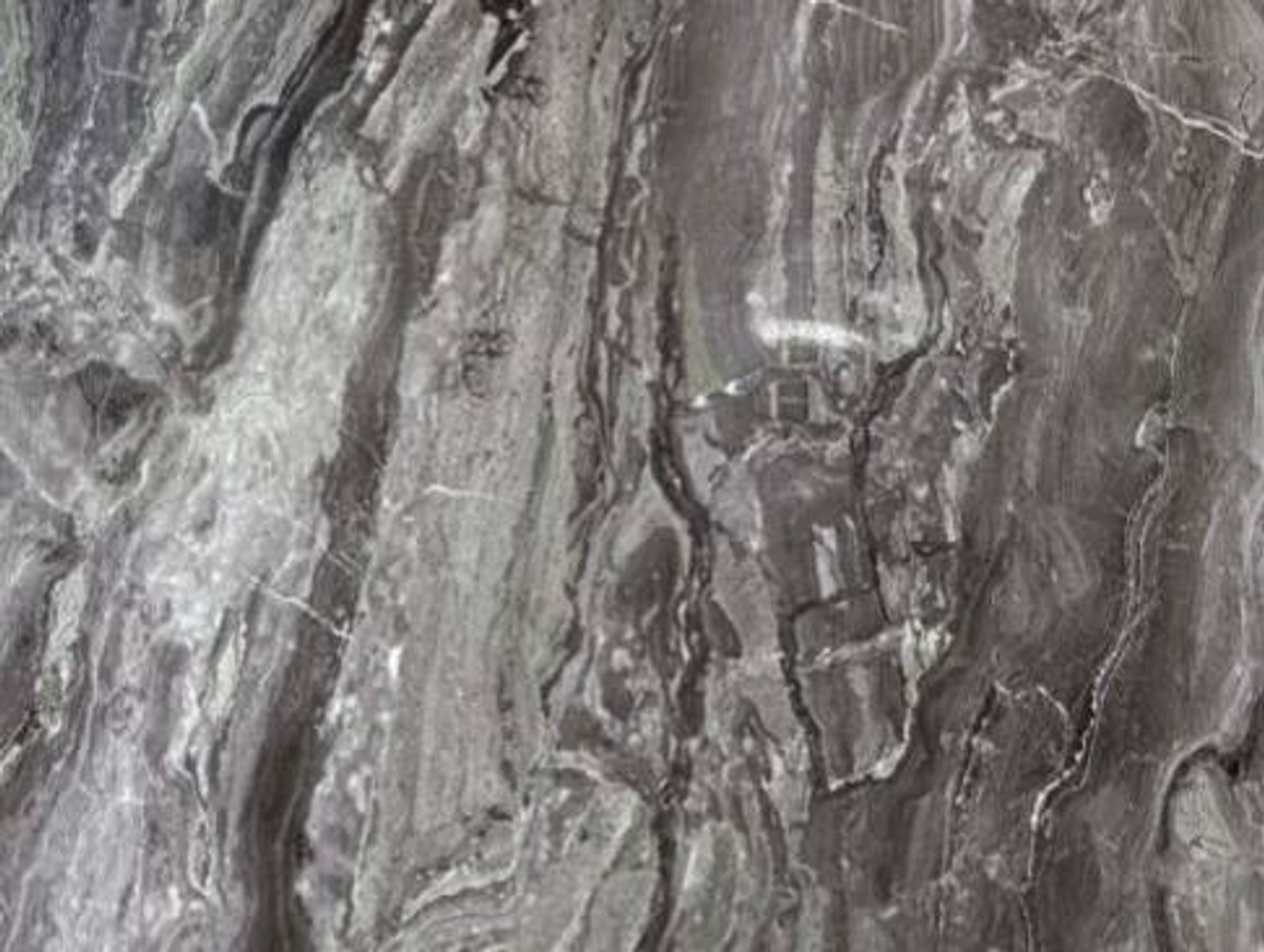 PVC Mermer Folyo 3062-2 (Gri Dalgalı Desen) - 1220 x 2440 x 2,7 mm