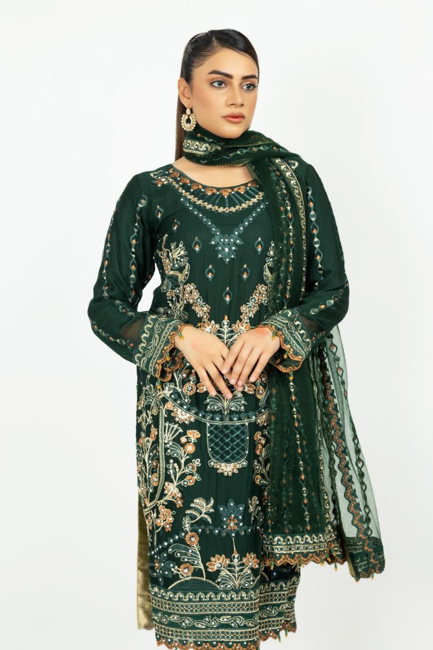 Pure China Silk Suit - AD 805 (Design 11) image 2
