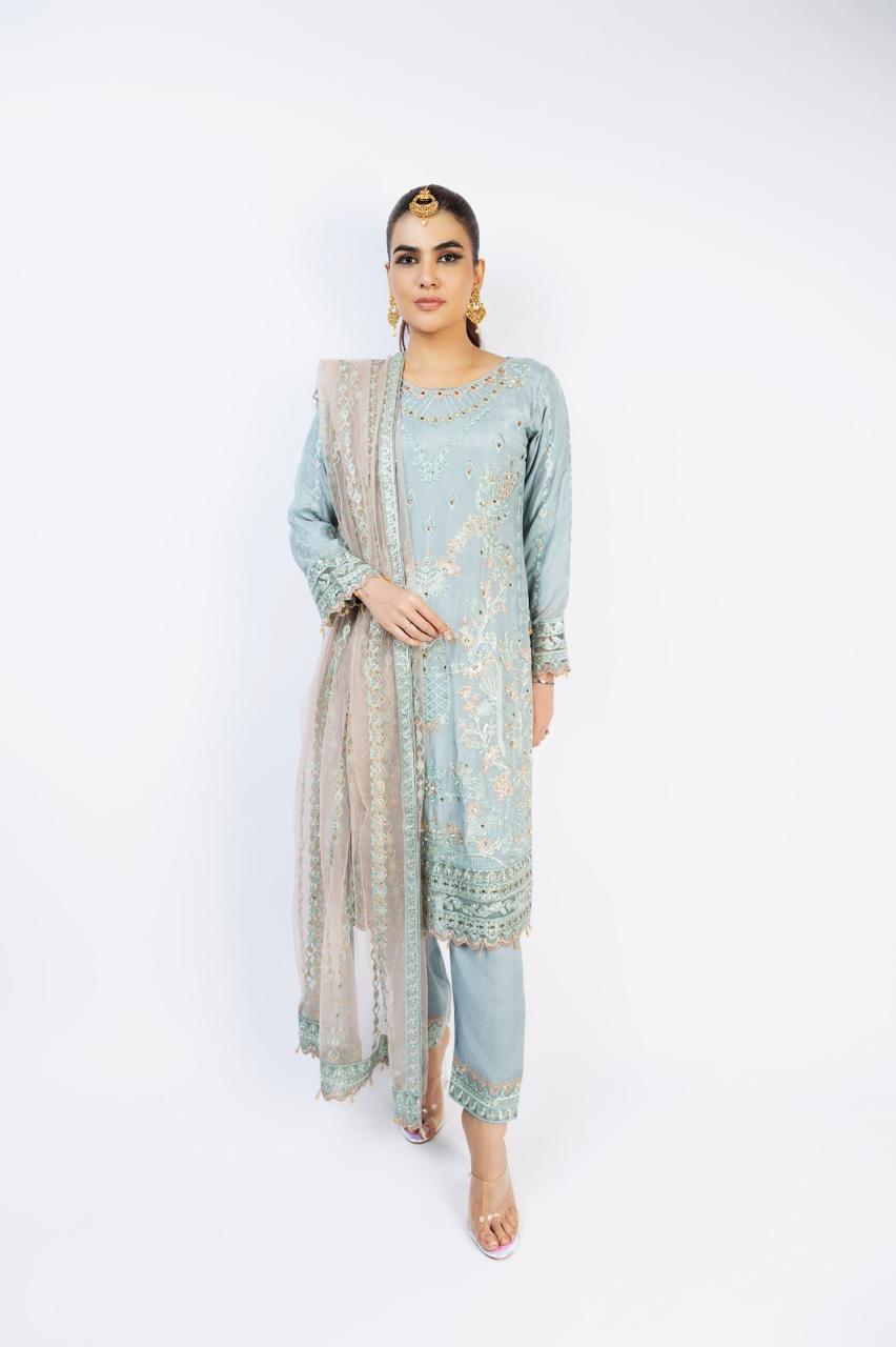 Pure China Silk Suit - AD 805 (Design 14) image 1 thumbnail 4