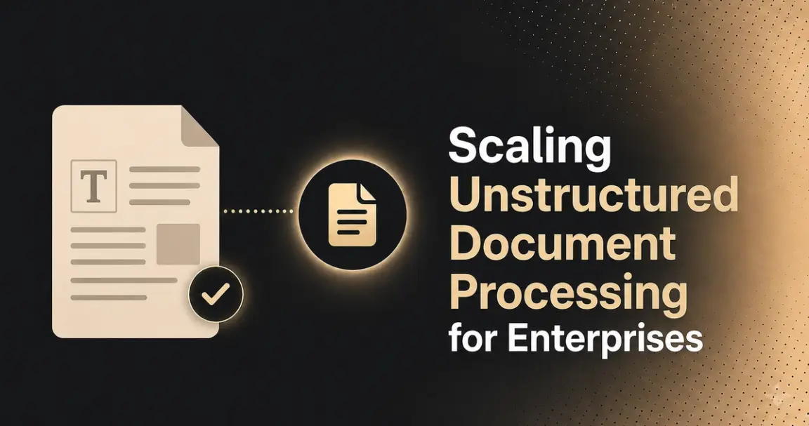 Scaling Unstructured Document Processing for Enterprises 