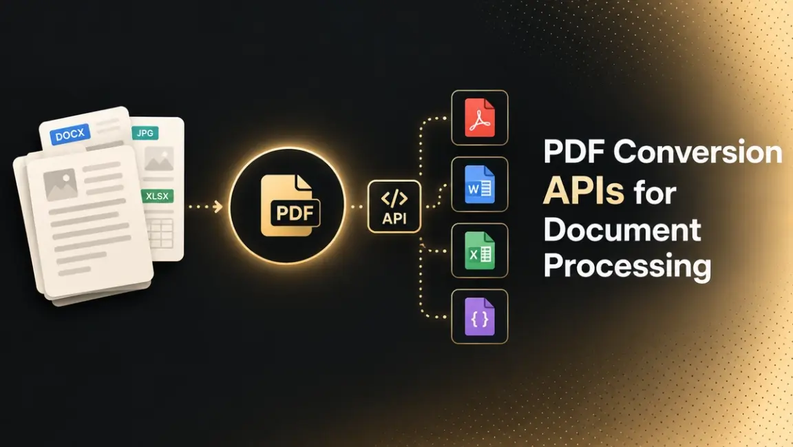 PDF Conversion APIs for Document Processing