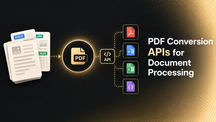 PDF Conversion APIs for Document Processing