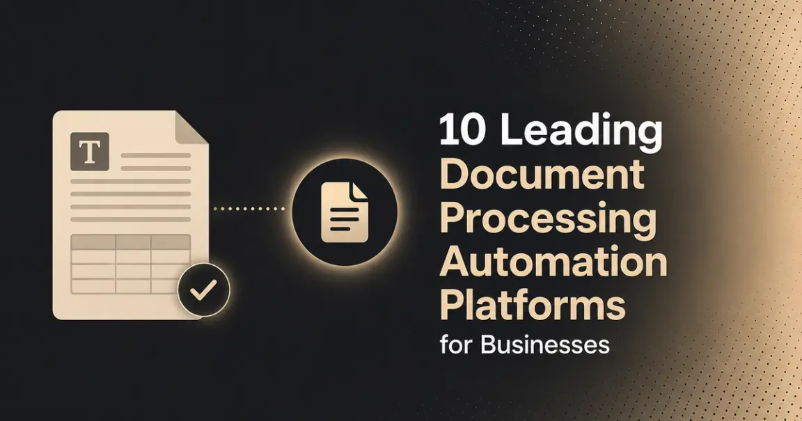 leading document processing automation platforms