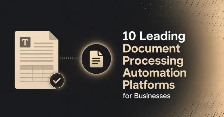 leading document processing automation platforms