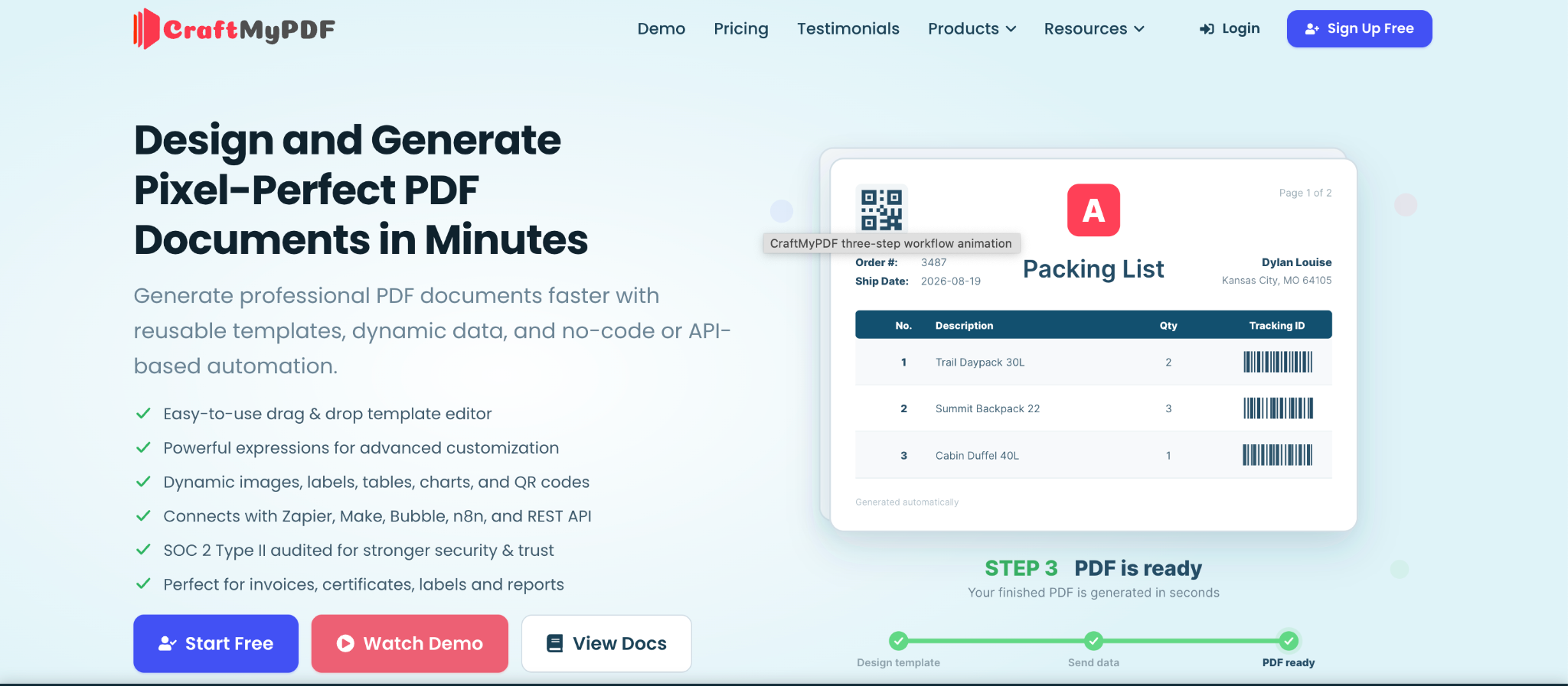 CraftMyPDF