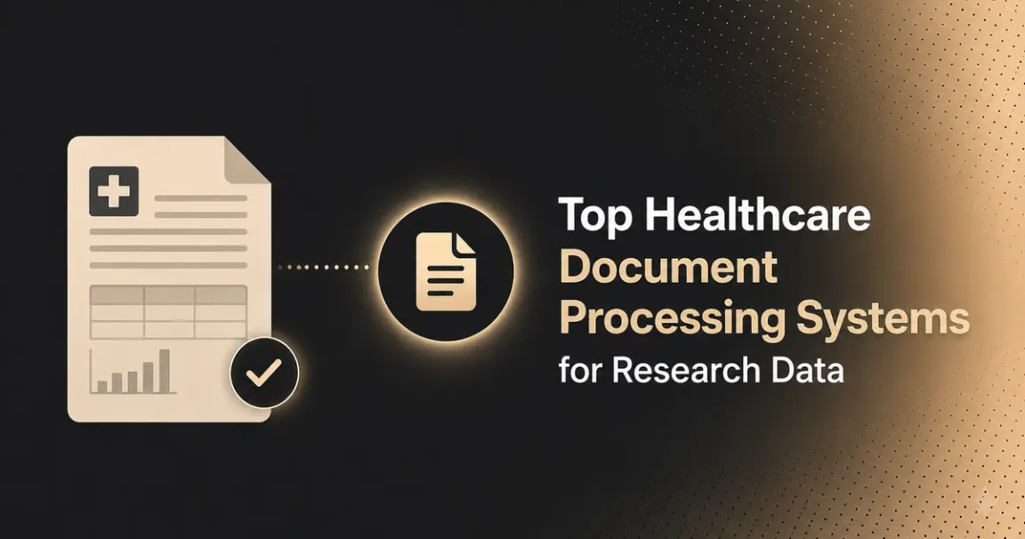 Top Healthcare Document Processing Systems for Research Data