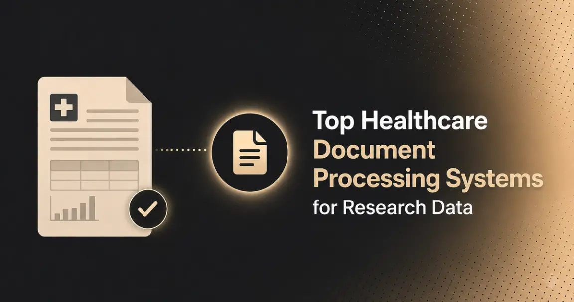 Top Healthcare Document Processing Systems for Research Data