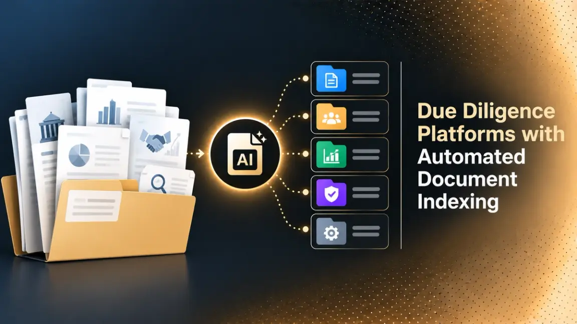 Due Diligence Platforms with Automated Document Indexing