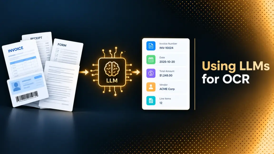 Using LLMs for OCR