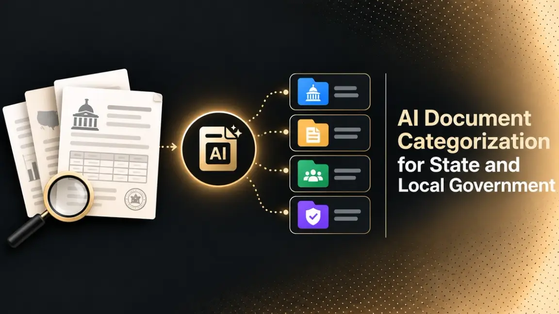 AI Document Categorization for State and Local Government