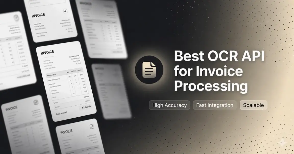 best ocr api for invoice processing 