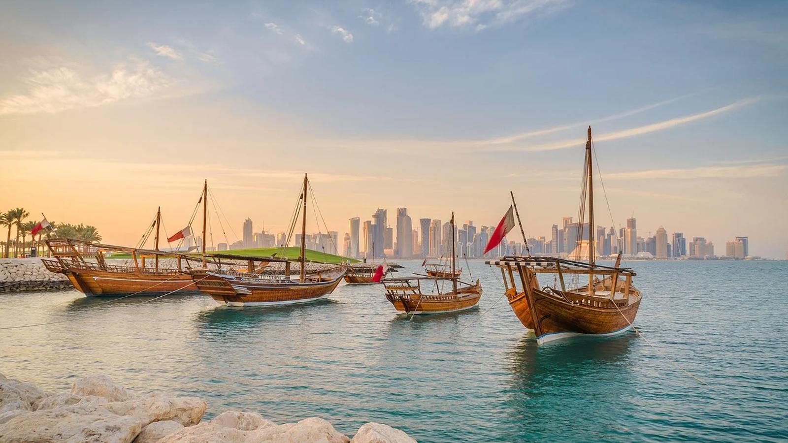 Boats, Gulf, Qatar image