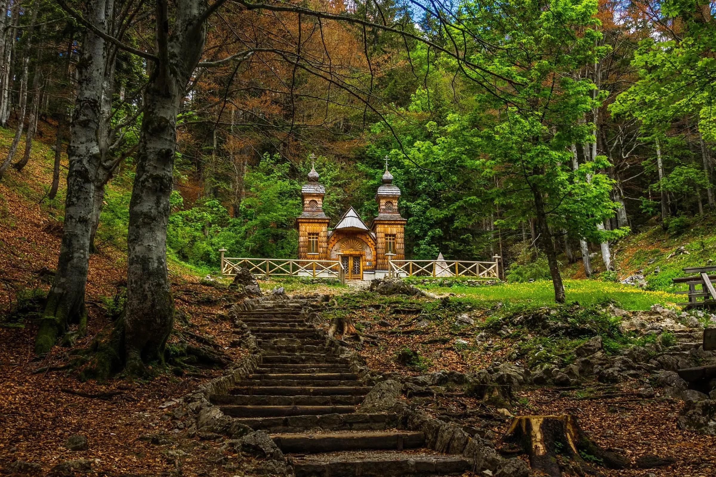 Russian Chapel on Vršič