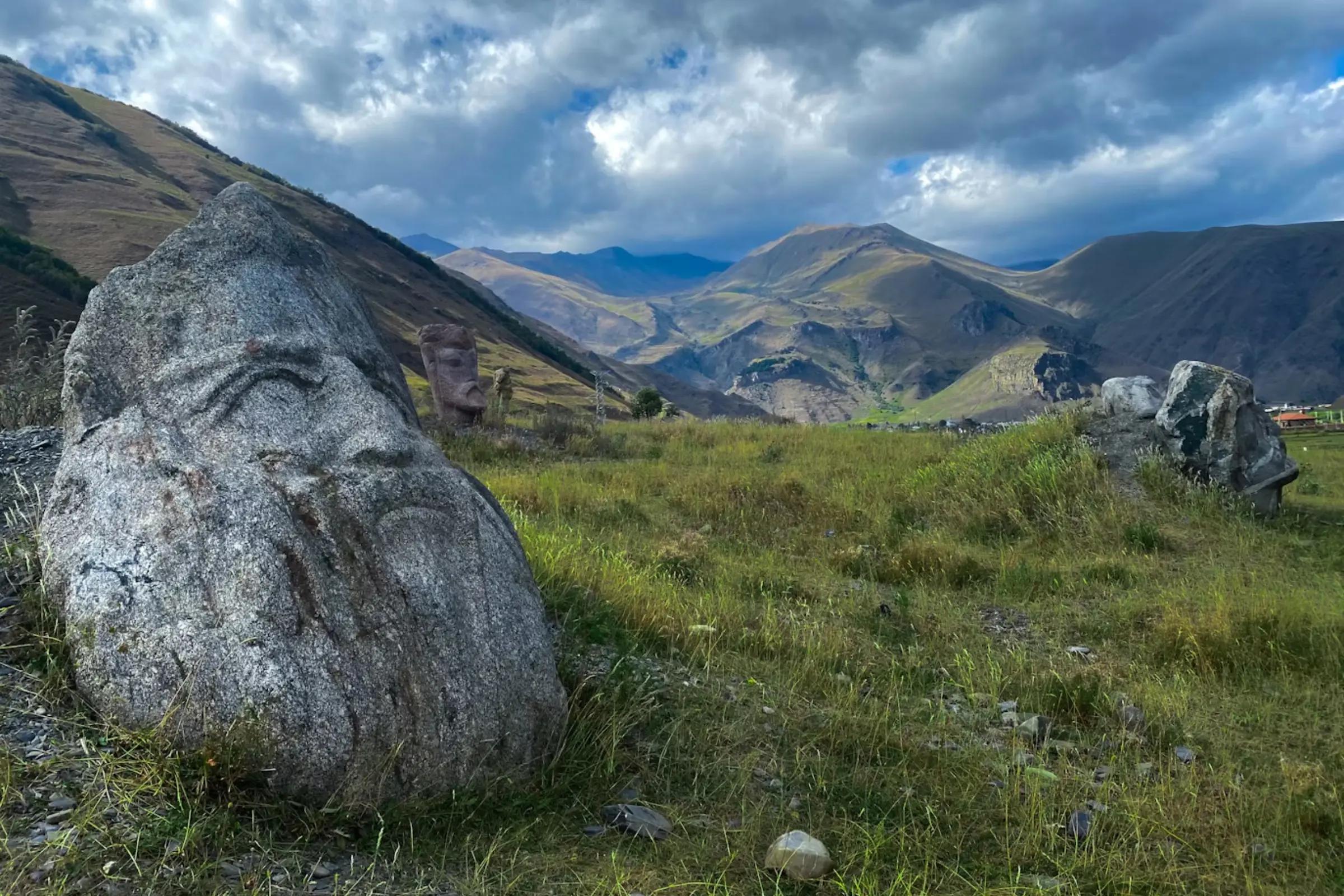 Stone Heads of Sno Village