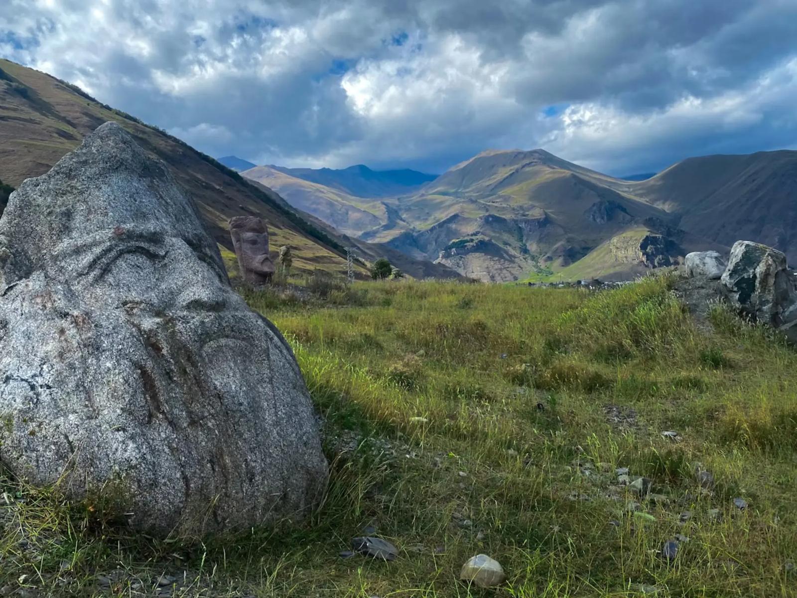 Stone Heads of Sno Village