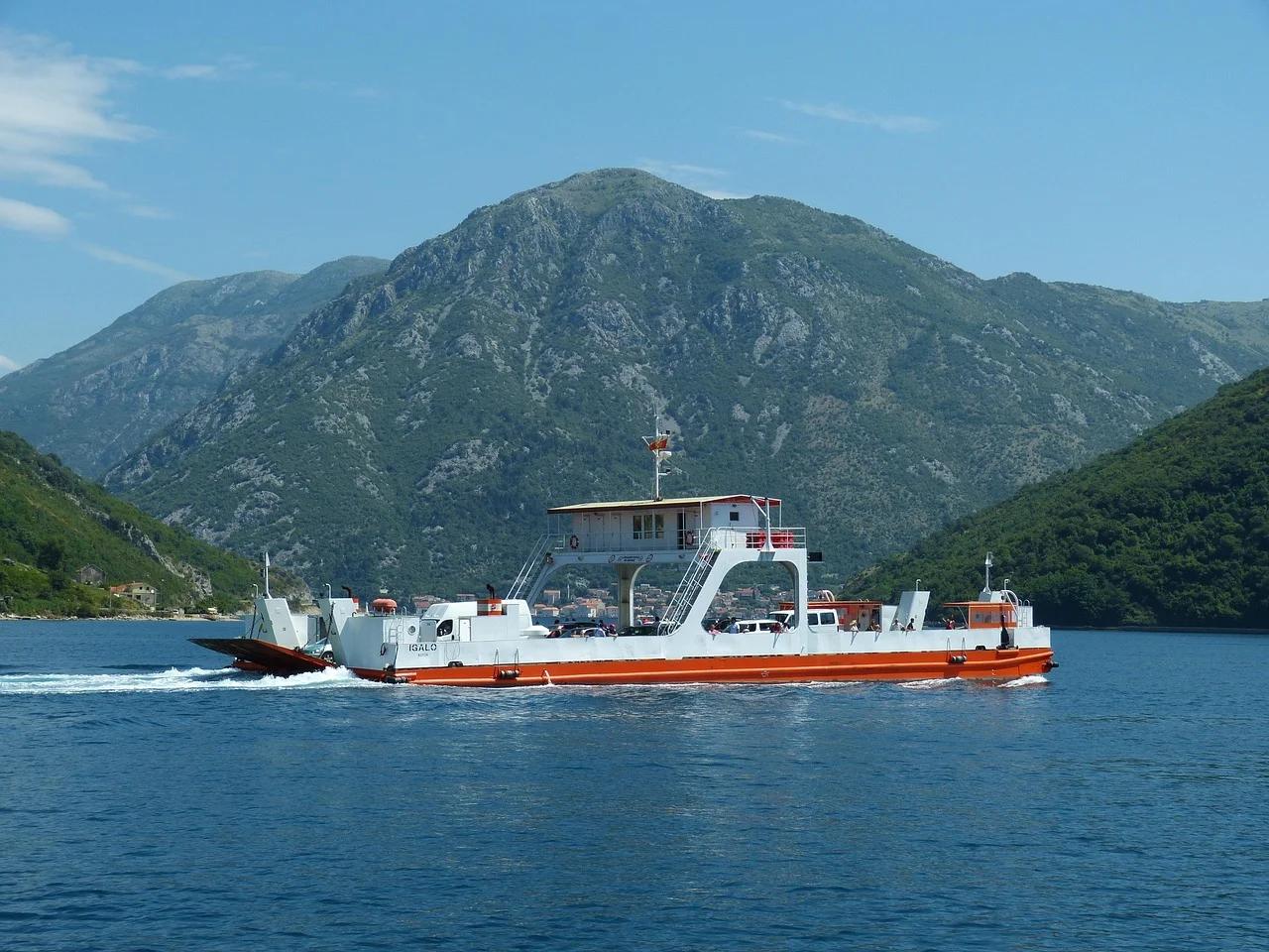Kamenari – Lepetane Ferry in the Bay of Kotor
