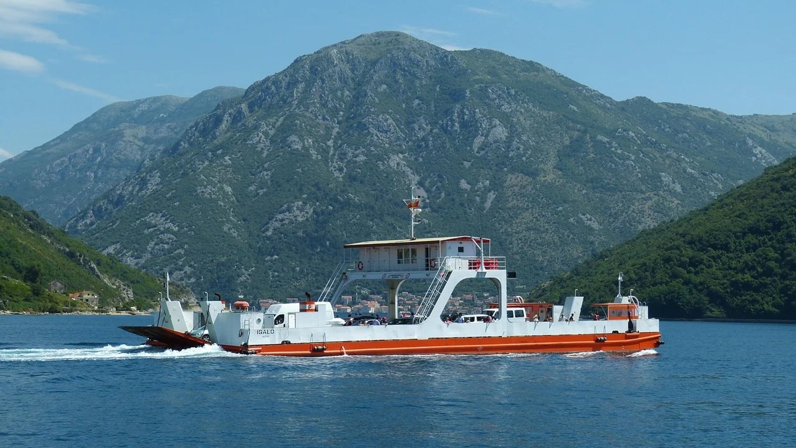 Kamenari – Lepetane Ferry in the Bay of Kotor