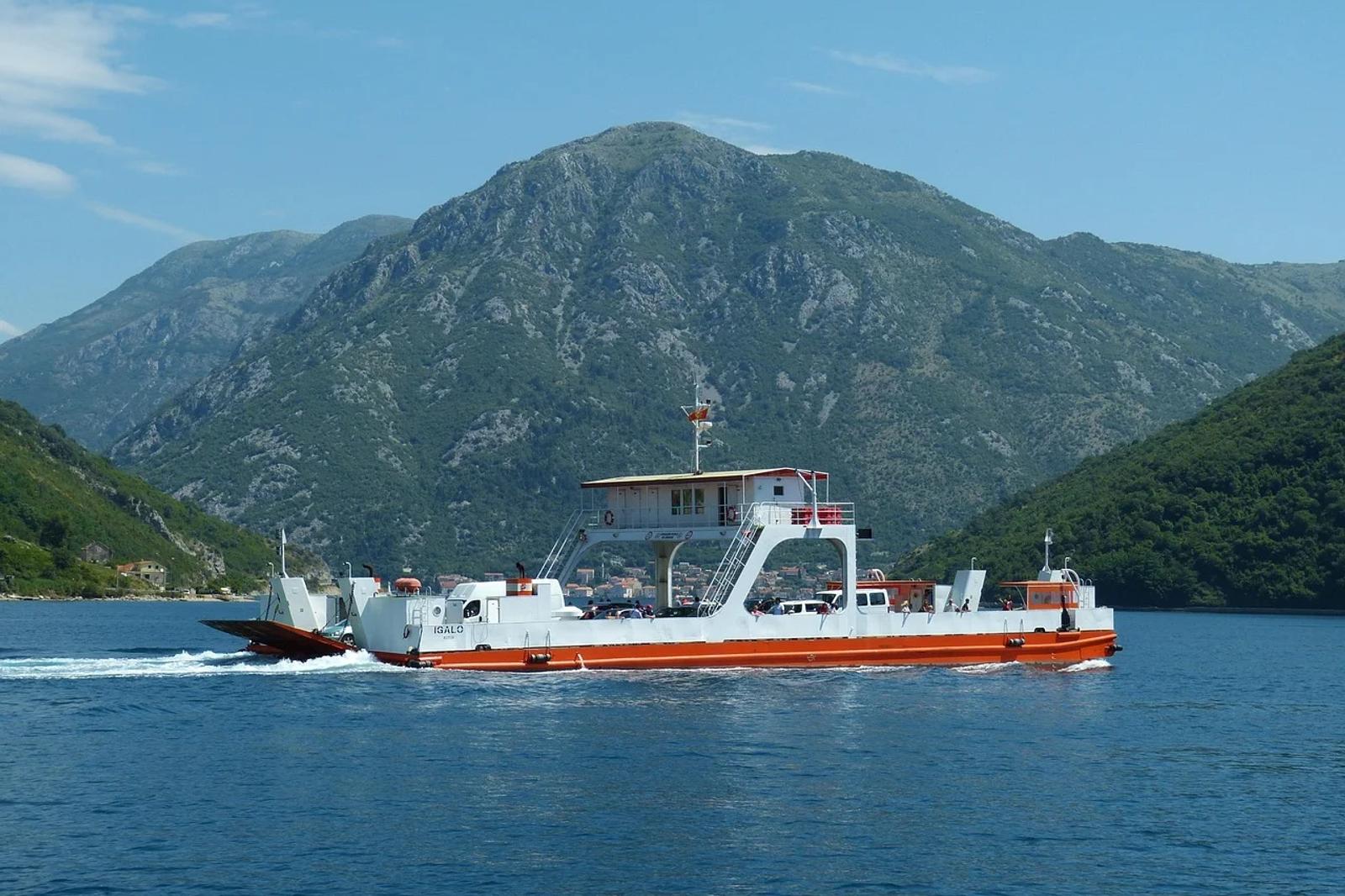 Kamenari – Lepetane Ferry in the Bay of Kotor