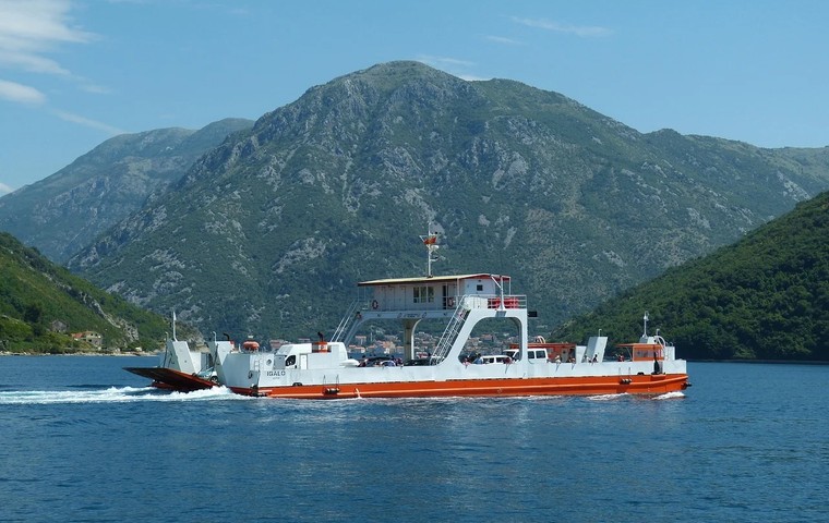 Kamenari – Lepetane Ferry in the Bay of Kotor