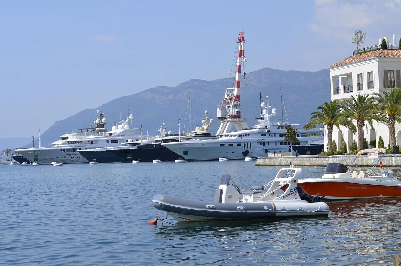 Tivat, Montenegro, The coast of tivat image