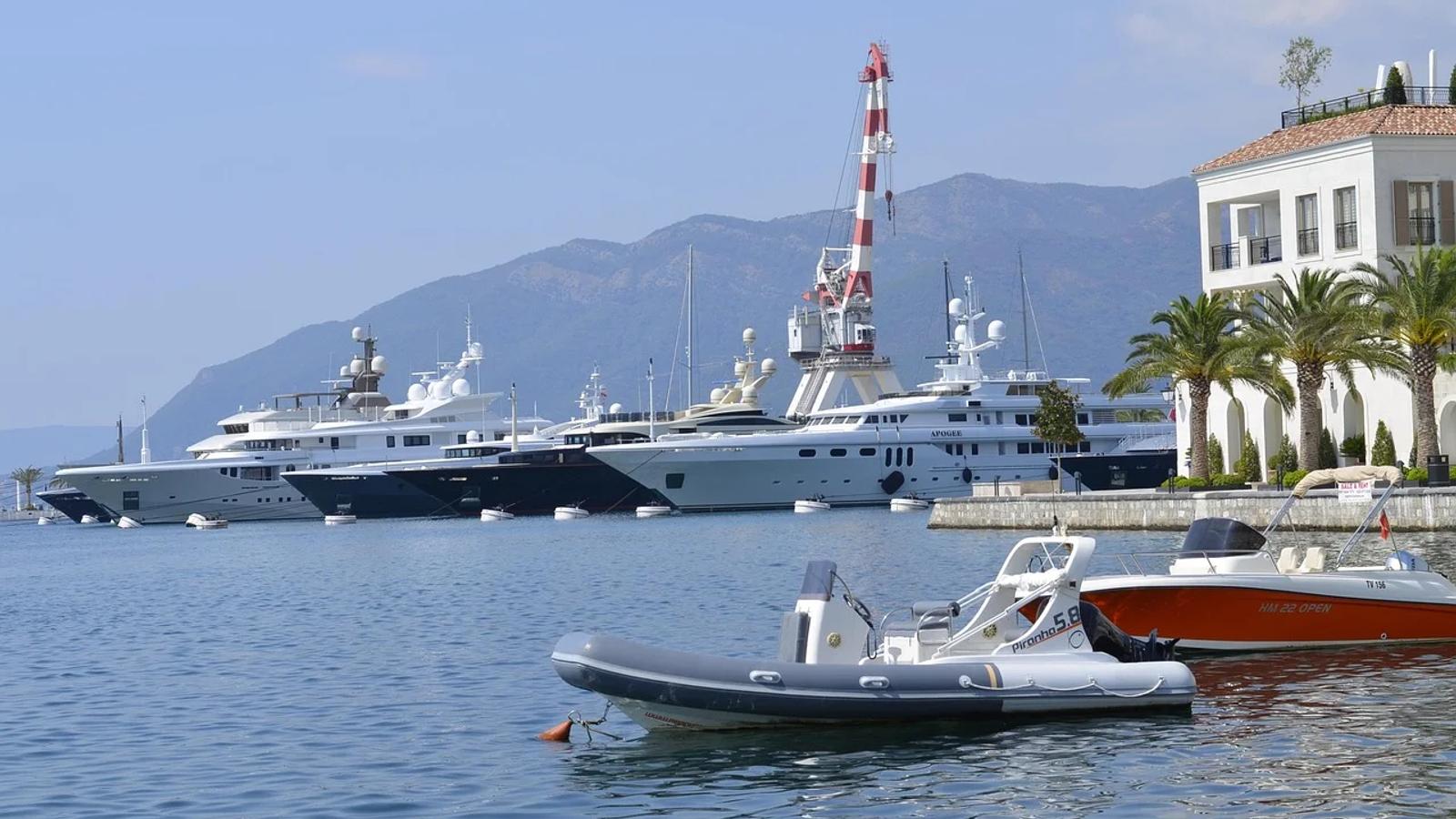 Tivat, Montenegro, The coast of tivat image