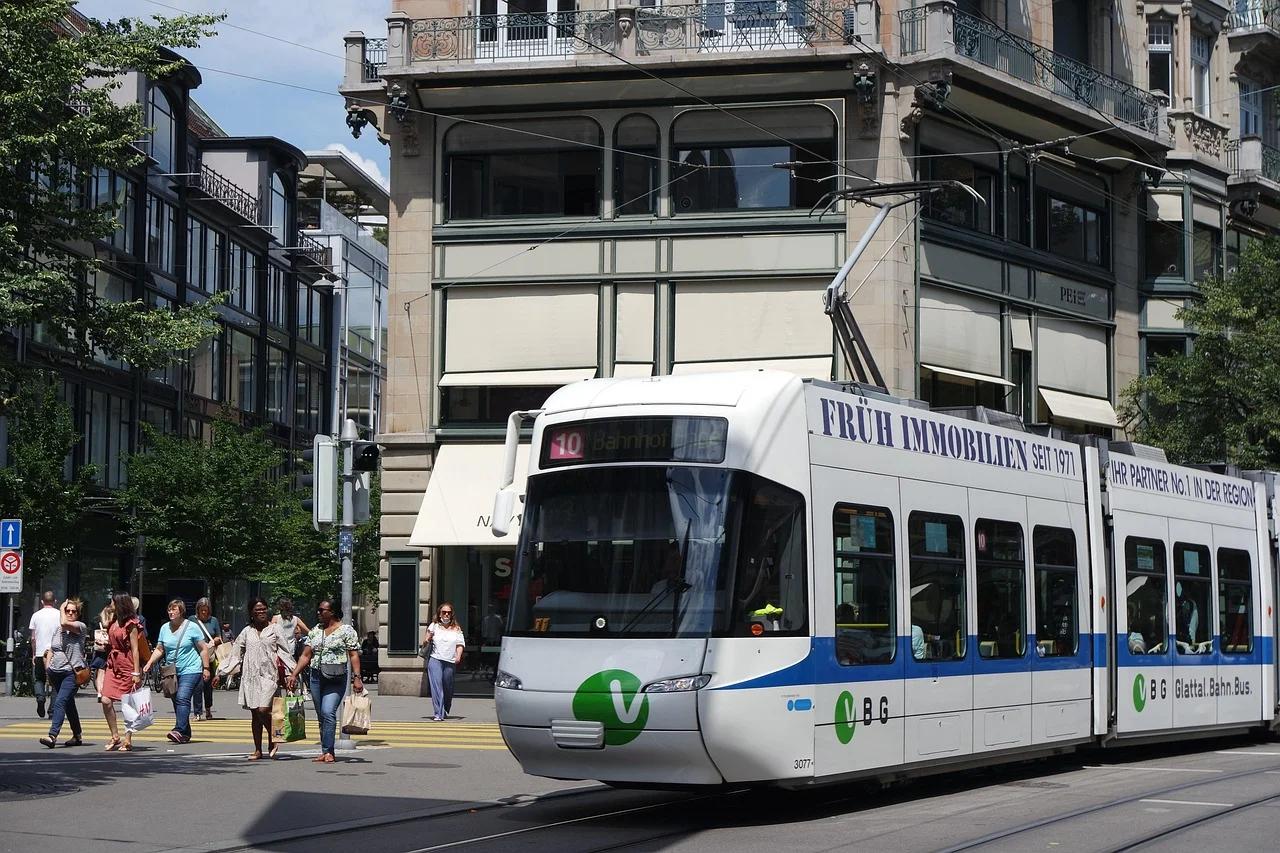 Zurich, Bahnhofstrasse, Tram image