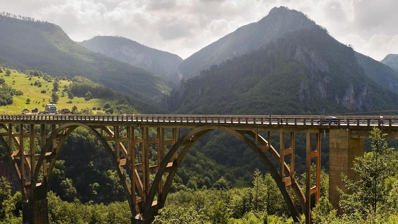Montenegro, Djurdjevic bridge, Tara canyon image
